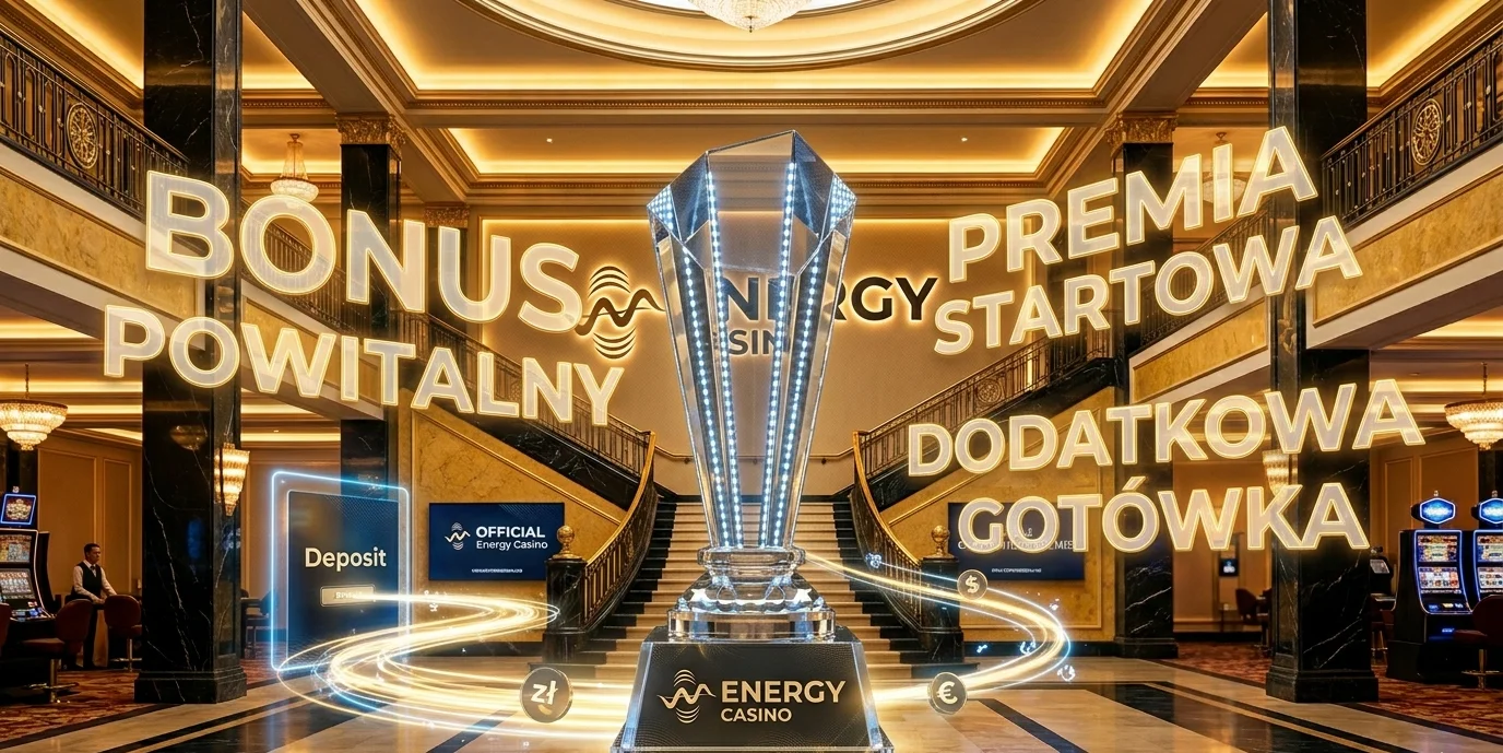 Banner z bonusem powitalnym Energy Casino